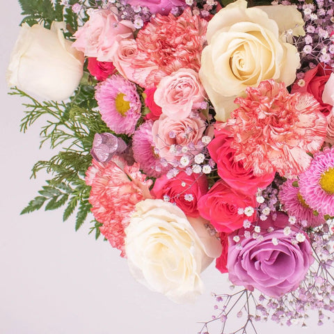 Candy Kisses Pink Wedding Flowers Up Close