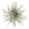 Silver Snowflake Airbrushed Spider Mum