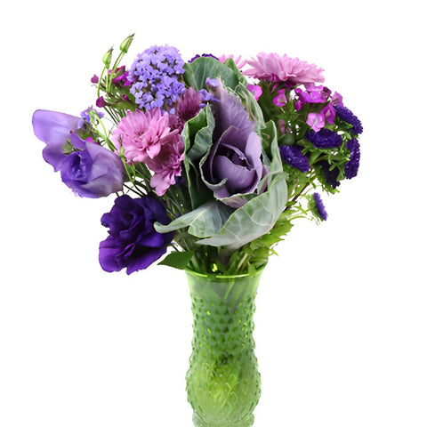 Purple Farm to Table Centerpieces