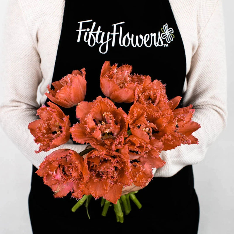 Petticoat Frill Fringed Tulip Apron - Image
