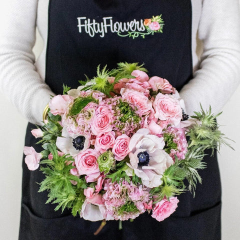 Pink DIY Flower Kit Bunch