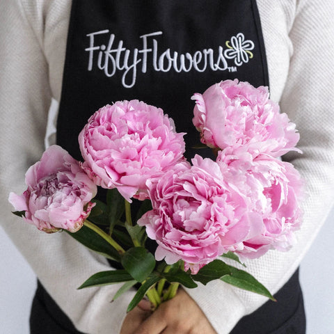 Pink Peony Apron - Image