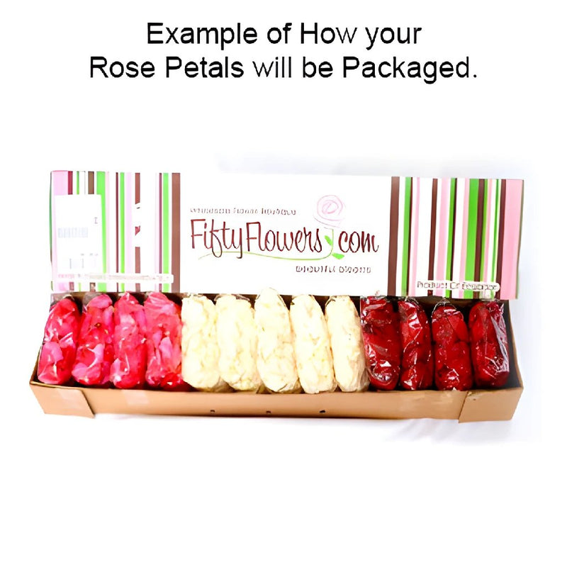 Mauve Fresh Rose Petals