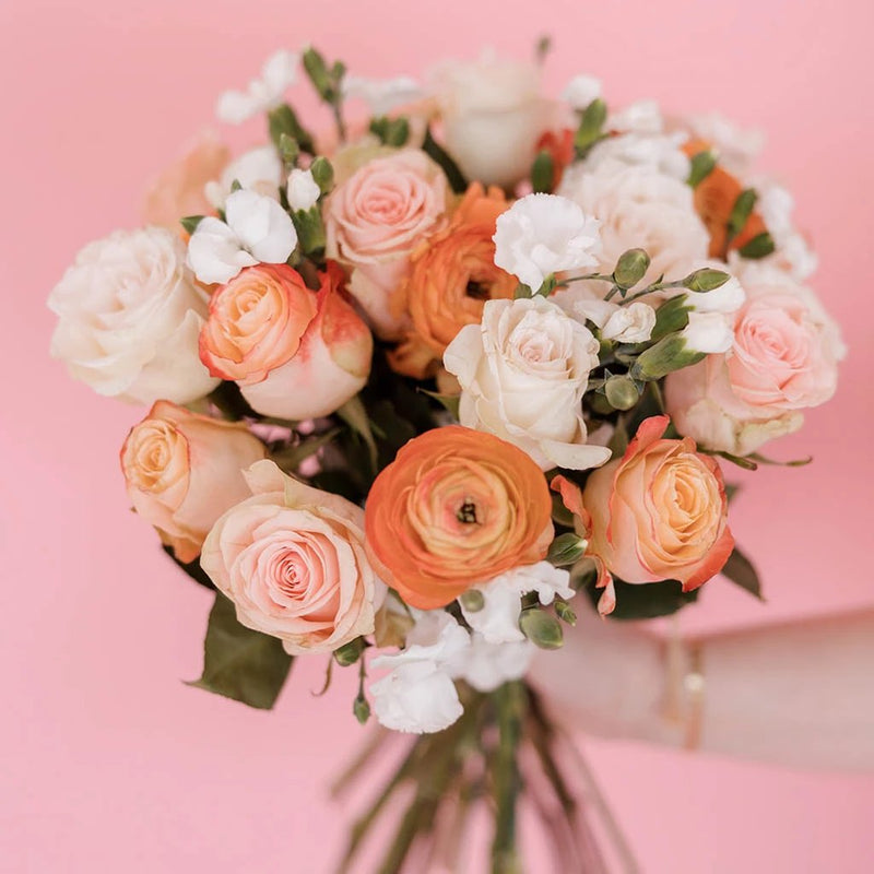 Sweetwater Breakfast In Bed Flower Bouquet in Hand