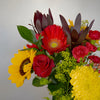 Bridal Centerpieces Fresh Yellow and Red Flowers